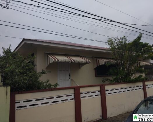 Prime Freehold 3-Bedroom House and Land for Sale on Madras Street, St. James