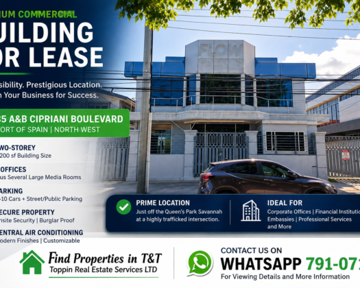 Commercial Building for Lease in Port of Spain — TTD 203,622 Per Month